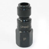 Interstate Pneumatics CPA640 3/8 Inch Automotive Steel Coupler Plug 1/4 Inch Female NPT - StaplermaniaStore