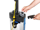 Clarke 107408161 Model MA10 12E COMPLETE Upright Scrubber, 0.94 hp Motor, 2100 rpm Brush Speed, 12.2-inch Cleaning Width, Low Profile, Brush/Vac Motor On/Off and Water On/Off Controls