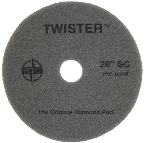 Americo Manufacturing 434820 Twister Diamond Coated SuperClean Floor Pad (2 Pack), 20"