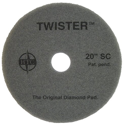 Americo Manufacturing 434814 Twister Diamond Coated SuperClean Floor Pad (2 Pack), 14" - StaplermaniaStore