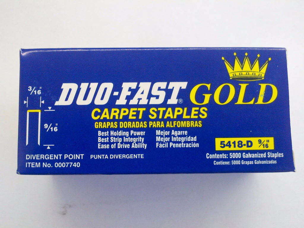 Duo Fast 5418D 3/16" Crown x 9/16" Staple - StaplermaniaStore