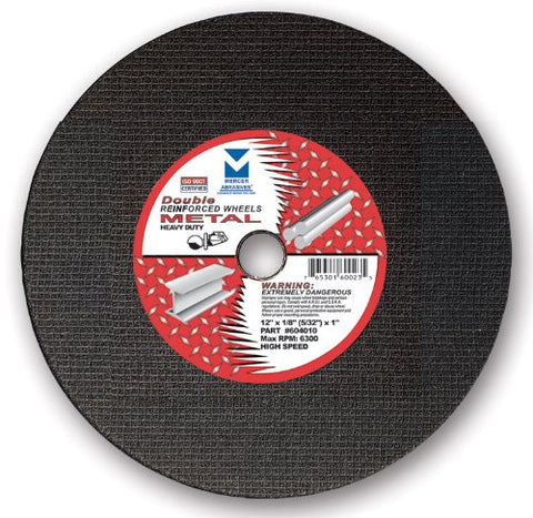 Mercer Abrasives High Speed Cut Off Wheels For Portable Gas Saws - StaplermaniaStore