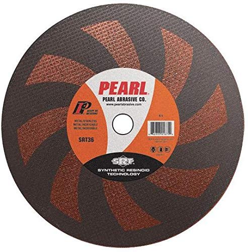 Pearl 12" x 1/8" x 1" SRT36 Chop Saw Wheels - Stainless(Pack of 10) - StaplermaniaStore