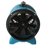 XPOWER X-12 1/2 HP 12" Diameter Industrial Confined Space Ventilation Fan – for Corn Mills, Man Hole, Sewage Systems – Blue