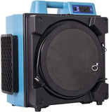 XPOWER X-4700A HEPA Air Scrubber Purification System with Built-In Power Outlets - Blue
