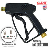 GIANT Trigger Gun - Pressure Washer - 21290C - and Brass Fitting Shut-Off / 5000psi, 10 GPM/Durability/Made in USA