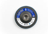 Mercer Industries 266080 Zirconia Flap Disc, High Density, Type 27, 5" x 7/8", Grit 80, 10 Pack