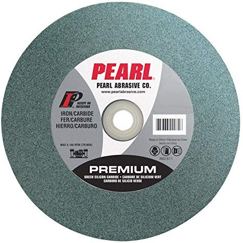 Pearl Abrasive BG612120 Green Silicon Carbide Bench Grinding Wheel with C120 Grit - StaplermaniaStore