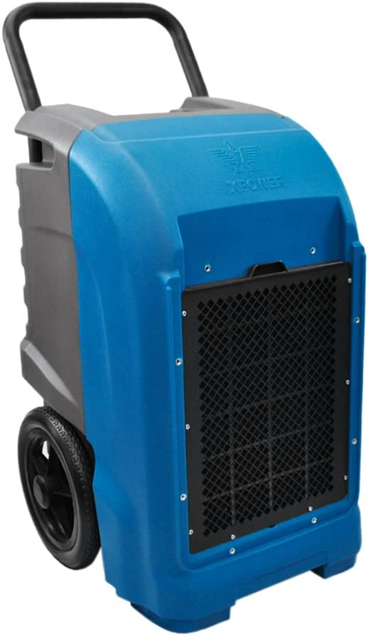 XPOWER XD-125 Industrial Commercial Dehumidifier Dry basements, Large Rooms, Work Sites, Storage Facilities - 125-Pints/15-Gallons a Day - Blue