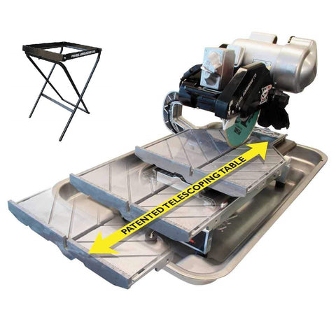 Pearl Abrasive VX10.2XLPRO KIT 10" Professional Tile Saw w/folding stand - StaplermaniaStore