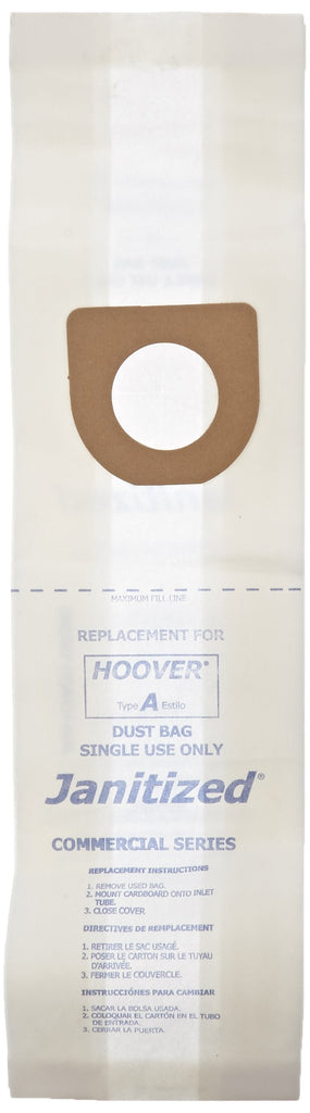 Janitized JAN-HVA(3) Paper Premium Replacement Commercial Vacuum Bag for Hoover A, Advance 1200 & Pacific Steamex MyVac Vacuum Cleaners (12-3 Packs)