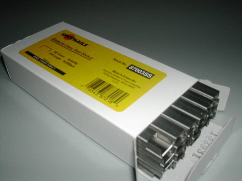 Spotnails 87003SS 3/8" Crown Staples 304SS, 3/16" Length, 10,000 per box