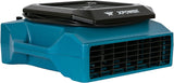 XPOWER XL-760AM 1/3 HP 1150 CFM Sealed Motor Low Profile Fan, Air Mover, Carpet Dryer with Build-in GFCI Power Outlets and Hour Meter