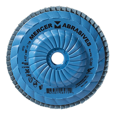 Mercer Industries Zirconia Flap Disc Trimmable - StaplermaniaStore