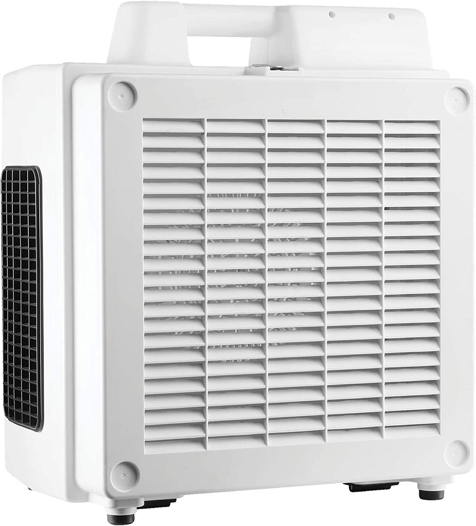 XPOWER X-3780 Professional 4-Stage HEPA Air Scrubber with Activated Carbon Filter, White