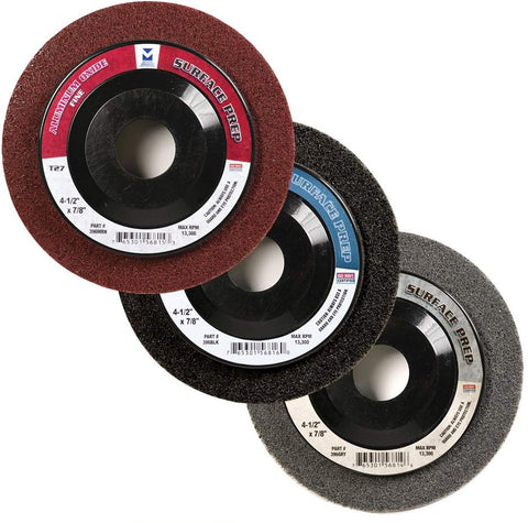 Mercer Industries 396HMRN Surface Prep Wheels Type 27 - StaplermaniaStore