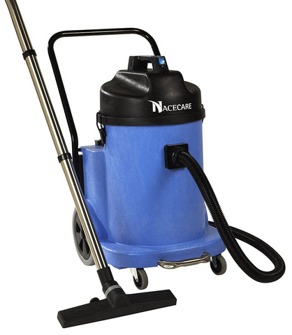 NaceCare WV900 Wet Vacuum with BB7 Kit, 12 Gallon Tank Capacity, 1200W Vacuum Motor,1.6HP, 95 CFM Airflow, 42' Power Cord Length - StaplermaniaStore