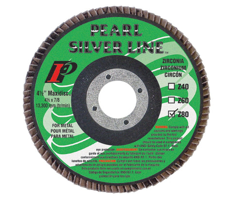 Pearl Abrasive MX4580ZT 4-1/2" by 7/8" Maxidisc, Flap Disc - StaplermaniaStore