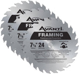 Avanti A0724A 7-1/4-inch 24T 5/8-inch Arbor Framing Circular Saw Blades