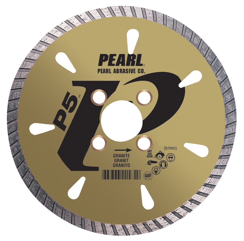 Pearl Abrasive P5 Granite Blade with 4 Holes - StaplermaniaStore