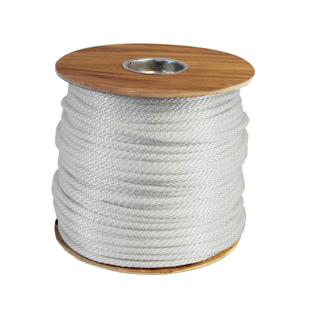 105105 1000-Feet Solid Braid Nylon Cord Rope, 5/16-Inch - StaplermaniaStore