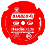 Freud D0704DHA Diablo 7-1/4-inch x4T PCD Tip TCG Hardie Fiber Cement Saw Blade (5-Pack)