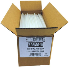 Surebonder 725M510 Mini All Temperature Hot Melt Glue Sticks 10-Inch 5-lbs supplier:supersonictech4u - StaplermaniaStore
