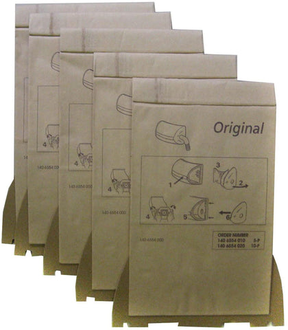 Nilfisk Paper Dust Bag for UZ 964-5 Bags/Pack - StaplermaniaStore