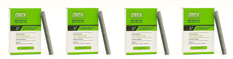 GREX C06 22 Gauge 3/8-Inch Crown 3/8-Inch Length Galvanized Staples (10,000 per Box) (4)