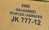Josef Kihlberg JK 777/12 STAPLES 1/2" 2,400 Per Box - StaplermaniaStore