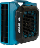 XPOWER XL-760AM 1/3 HP 1150 CFM Sealed Motor Low Profile Fan, Air Mover, Carpet Dryer with Build-in GFCI Power Outlets and Hour Meter