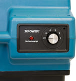 XPOWER X-3380 Pro Clean Eco Washable Filter 4 Stage Filtration Purifier System, Negative Air Machine, Airbourne Cleaner, Scrubber for Home and Commercial Use, Blue