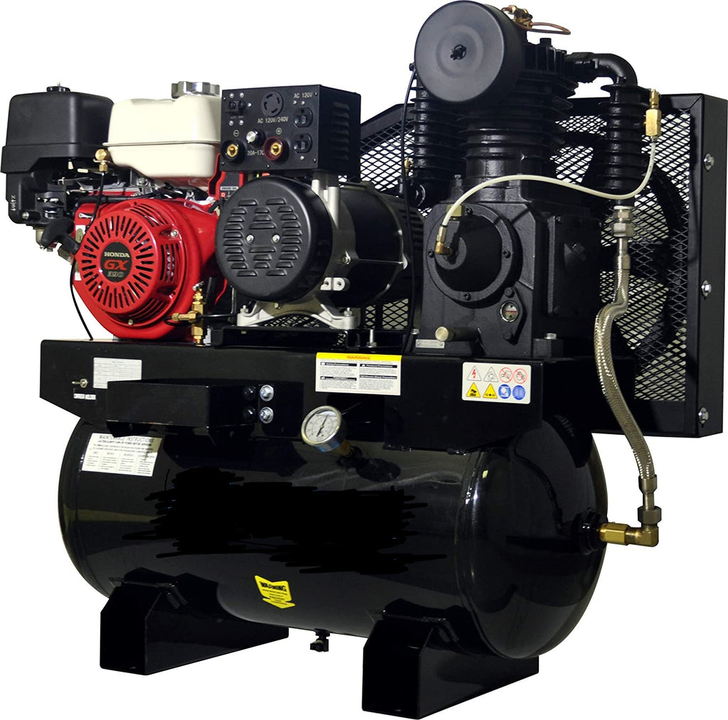 Mega Compressor 3-in-1 Air Compressor/Generator/Welder with Honda Engine