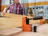 JORGENSEN 8048 Cabinet Master 48 Inch 90 Degree Parallel Steel Bar Clamp - StaplermaniaStore