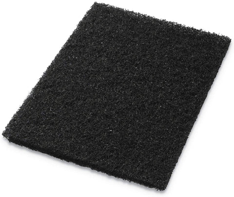 Americo Manufacturing 40011420 Standard Black Stripping Floor Pads Rectangle (5 Pack), 14" x 20"