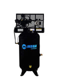 6.5 HP MegaPower Vertical Air Compressor, 1 Phase, 80 Gallon, 2 Stage, MP-6580V - StaplermaniaStore