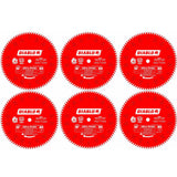 Freud D1080X Diablo 10-Inch 80-tooth ATB Finish Saw Blade with 5/8-Inch Arbor and PermaShield Coating (6 Pack)