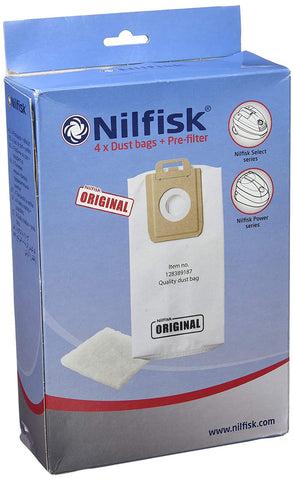 Nilfisk Vacuum Cleaner Bag Original Part Number 107407639 [107407639] - StaplermaniaStore