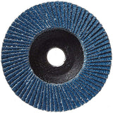 Mercer Industries 267040 Zirconia Flap Disc, High Density, Type 27, 4" x 5/8", Grit 40, 10 Pack - StaplermaniaStore