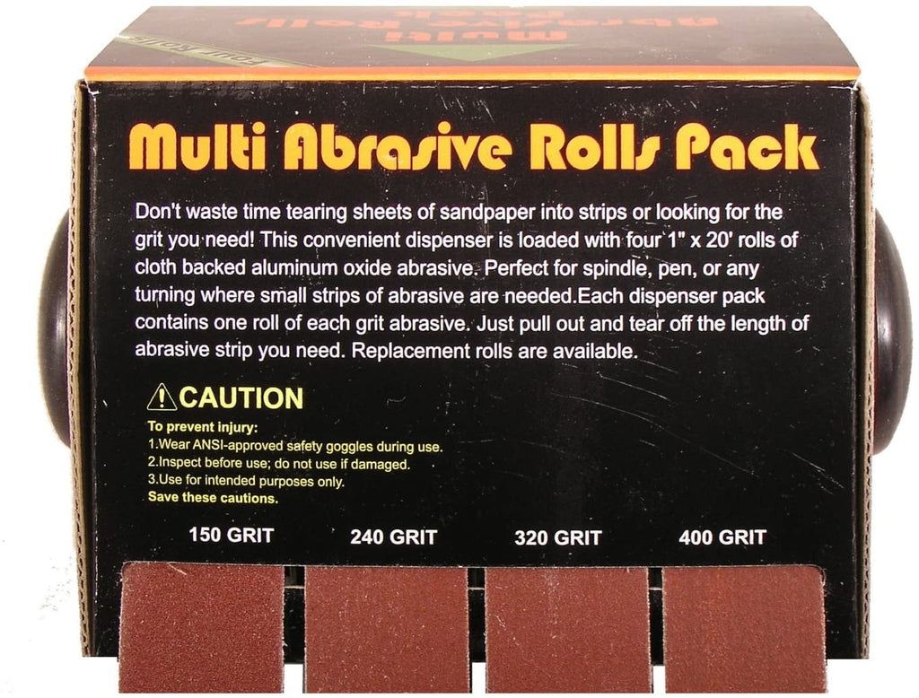 Big Horn Corp. 22180 Abrasive 4 Roll Multi Pack - StaplermaniaStore