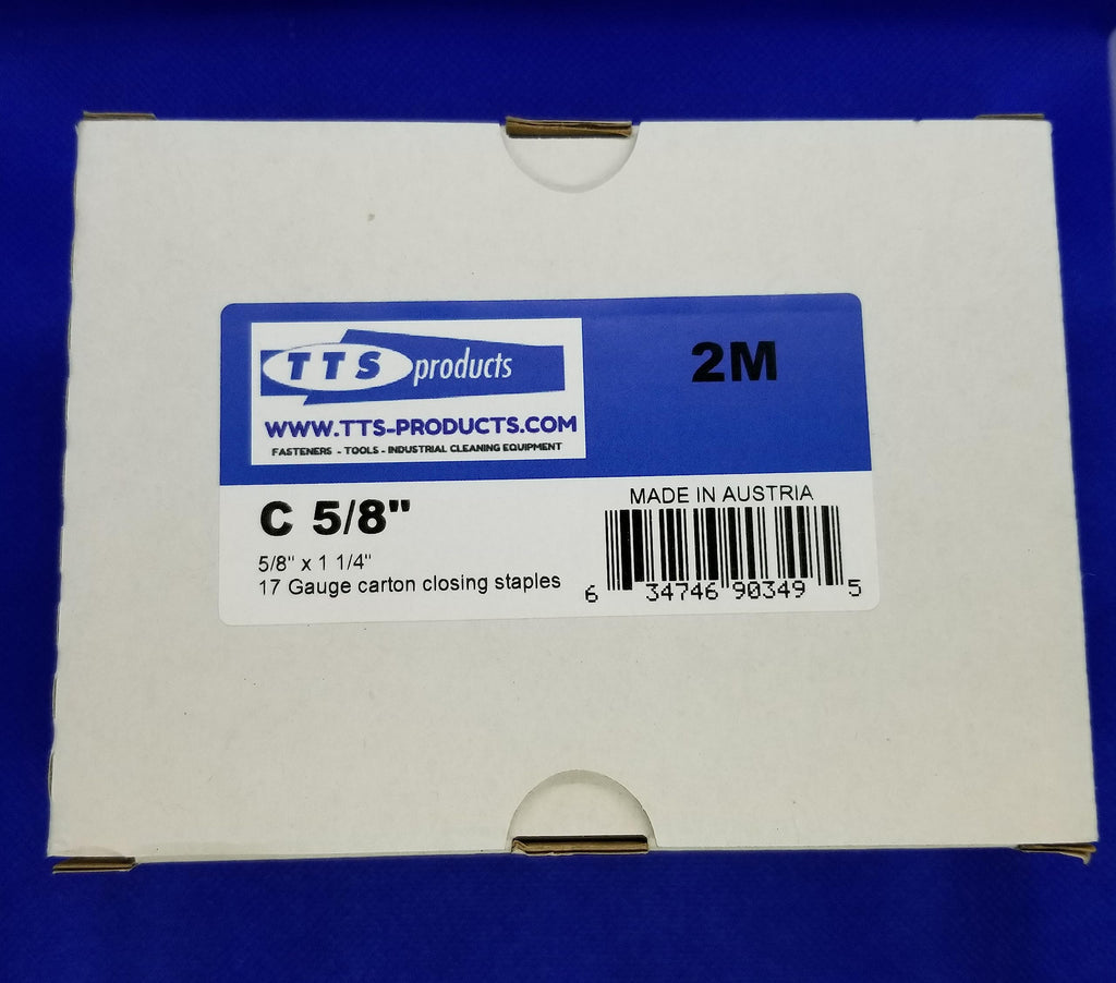 TTSC5/8 1-1/4-Inch Crown 5/8-Inch Leg Carton Closing Staple C 5/8