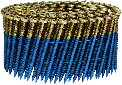 Fasco SCWC713FSEGSFP Electro Galvanzied Subloc Pro Scrail Nail Screw Fastener 15-Degree Wire Coil, 2-1/4 by 0.113-Inch - StaplermaniaStore