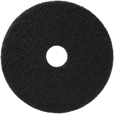 Americo Manufacturing 400119 Standard Black Stripping Floor Pads (5 Pack), 19"