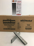 SPOTNAILS 4806PG L/90 18 Gauge 1/4" Crown,3/4" leg. 5000 Pcs/Box, 10 Boxes/Case. Sale By Full Case ! - StaplermaniaStore