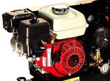 Gasoline Powered Air Compressor - 6.5 HP Honda GX200 Engine 10 Gallon Wheel Barrow - StaplermaniaStore