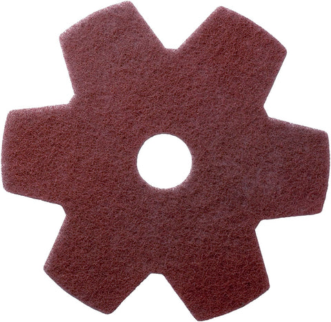 Americo Manufacturing 435817 Twister Hybrid Star Pads for Twister Hybrid Floor Cleaning System (2 Pack), 17"