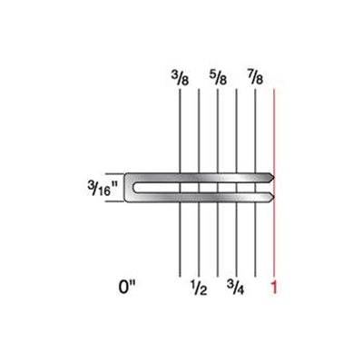 6424CR 3/16" Crown x 3/4" Staples Smiliar to Duo Fast