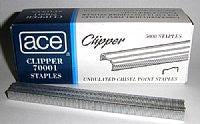 Ace Office Products ACE70001 Staples Undulated for 07020 Clipper Plier - StaplermaniaStore