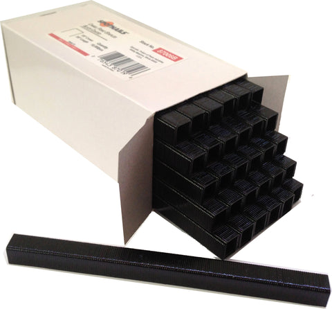 C06 **BLACK **Upholstery  Fine Wire Staple 22 Gauge 3/8" crown, 3/8" length 87006B - StaplermaniaStore