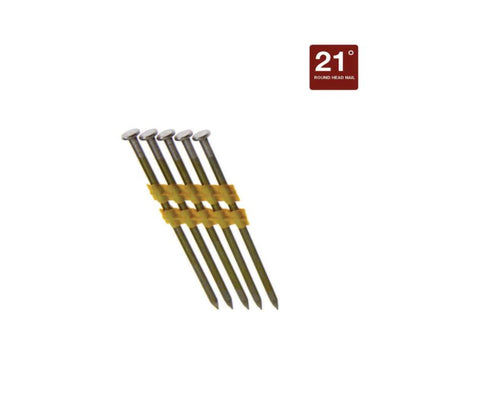 Grip-Rite 3-1/4 in. x 0.148 in. 21° Vinyl-Coated Framing Nails (3,000-Piece per Pack) GR3141483M